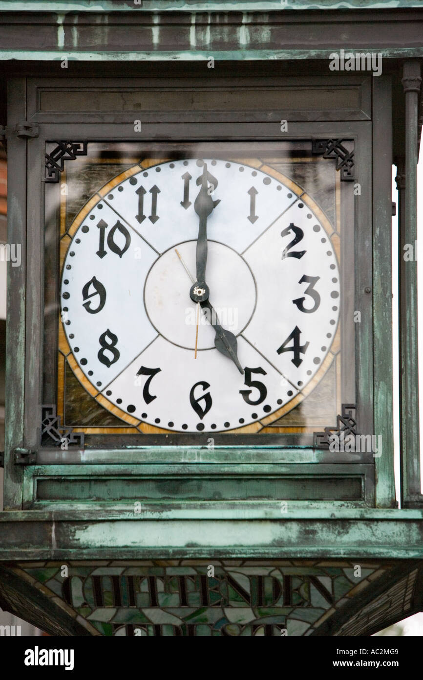 Outdoor Street Clock Stock Photo Alamy