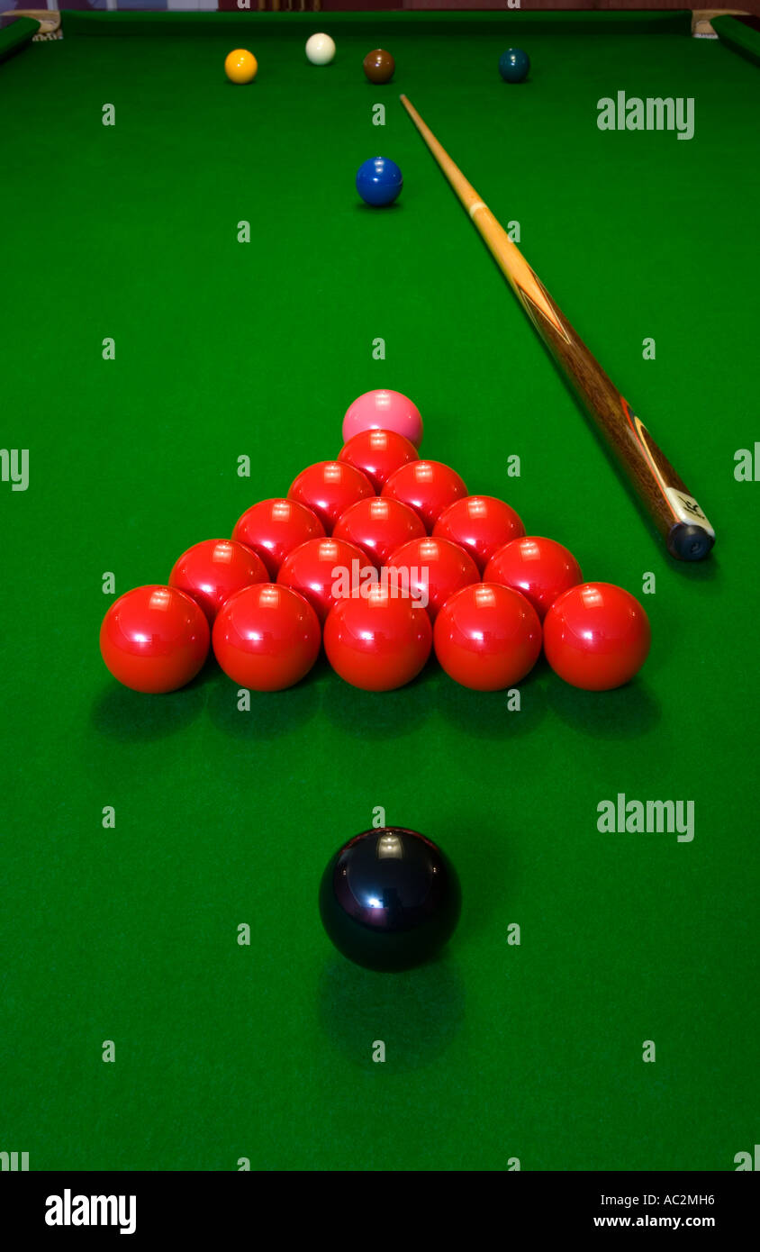 Snooker table Stock Photo