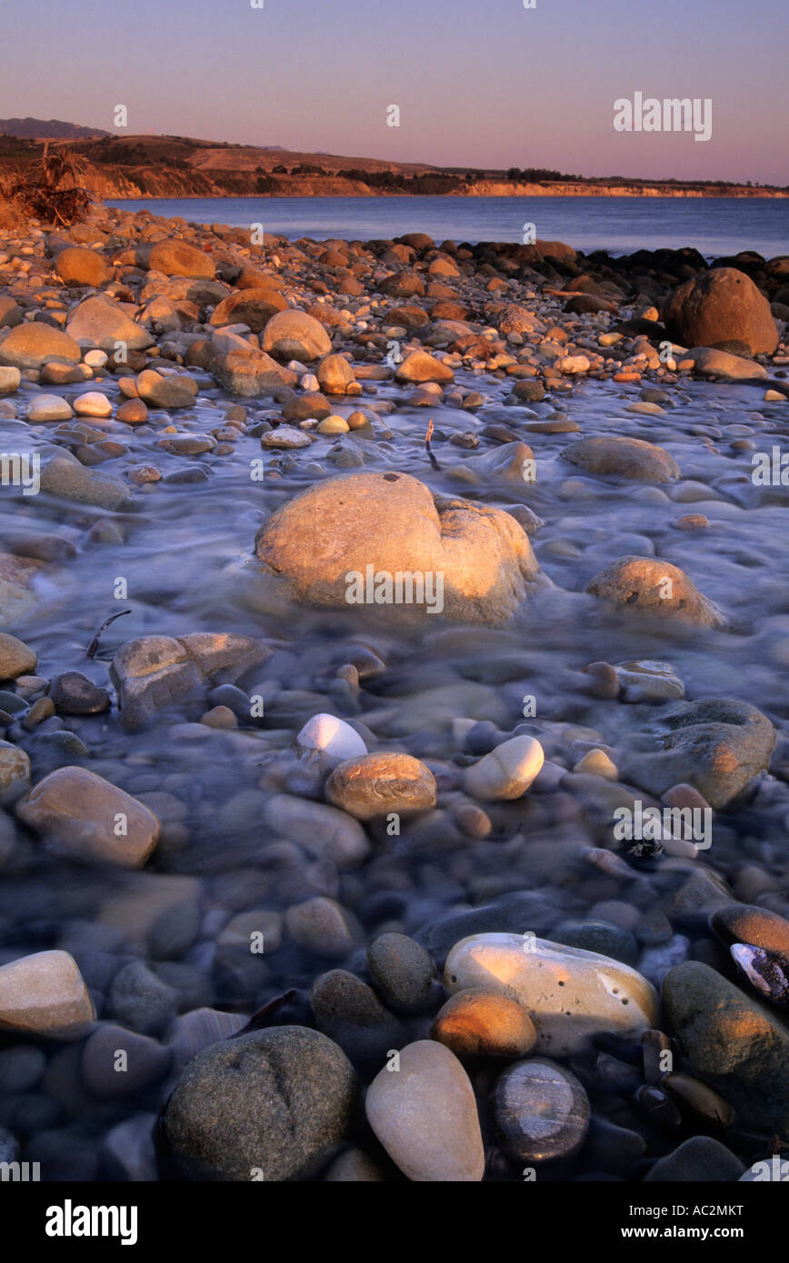 El Capitan Creek flows into the Santa Barbara Channel at El Capitan