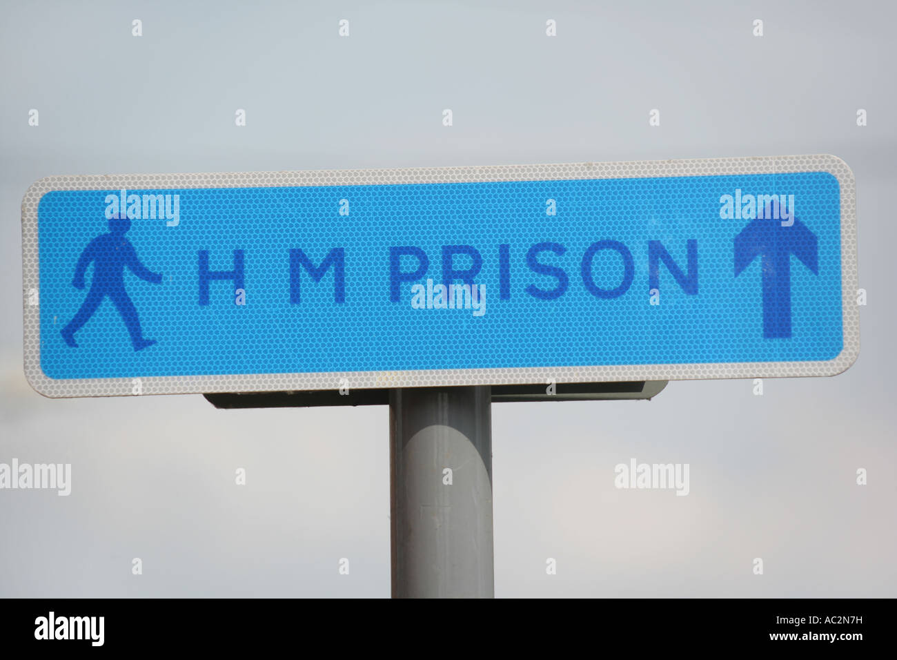 Her Majesty prison sign, Chelmsford, England, UK Stock Photo