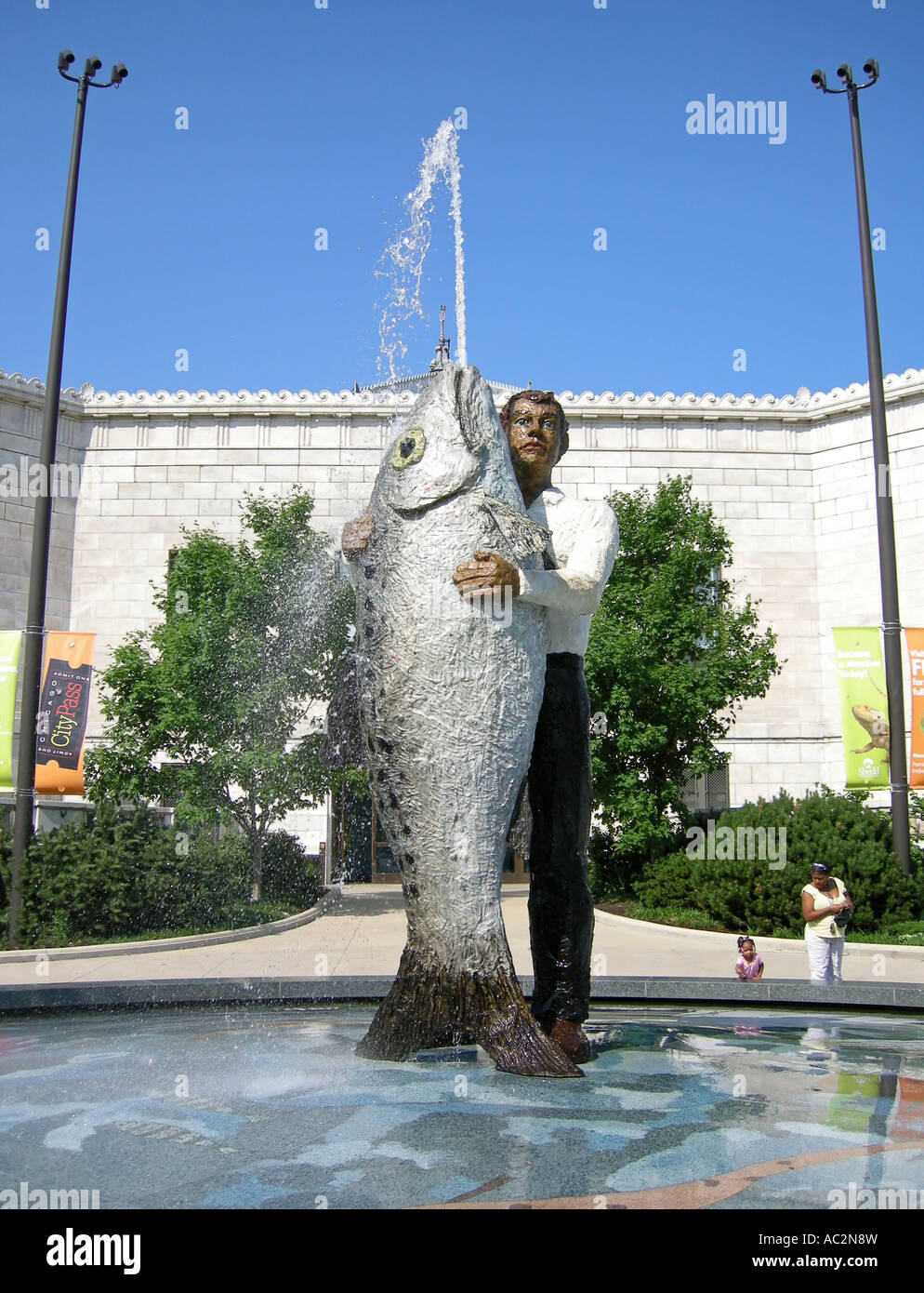 Man With Fish – Chicago, Illinois - Atlas Obscura