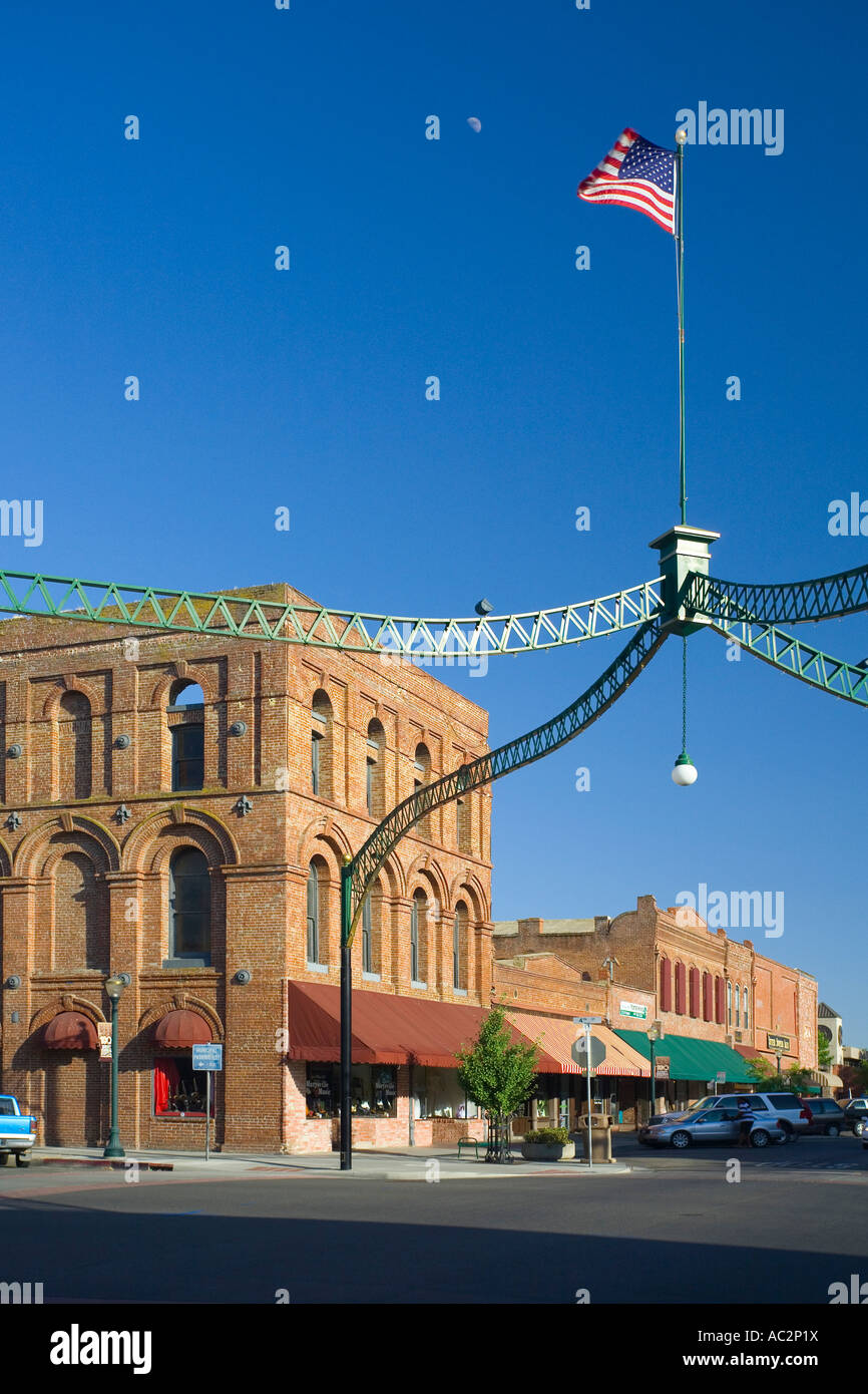 D Street in downtown Marysville, California Stock Photo Alamy