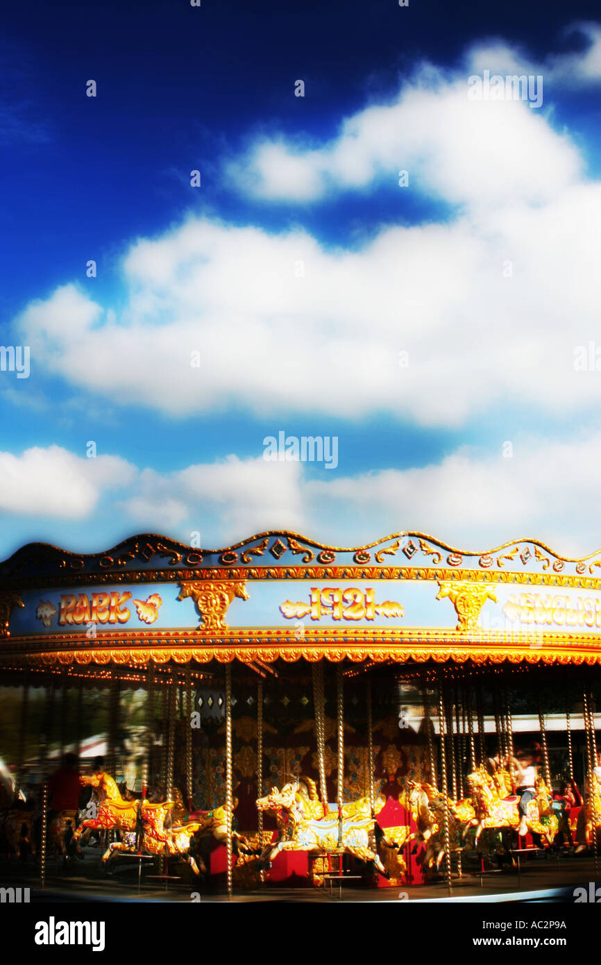 merry go round Stock Photo