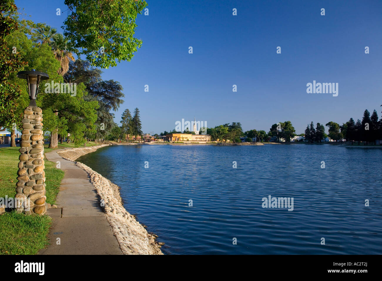 Ellis Lake in downtown Marysville, California Stock Photo Alamy