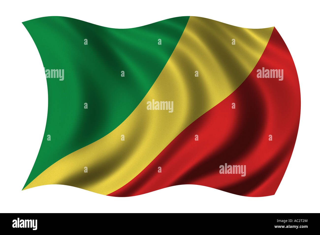 Flag of the Republic of the Congo Stock Photo - Alamy