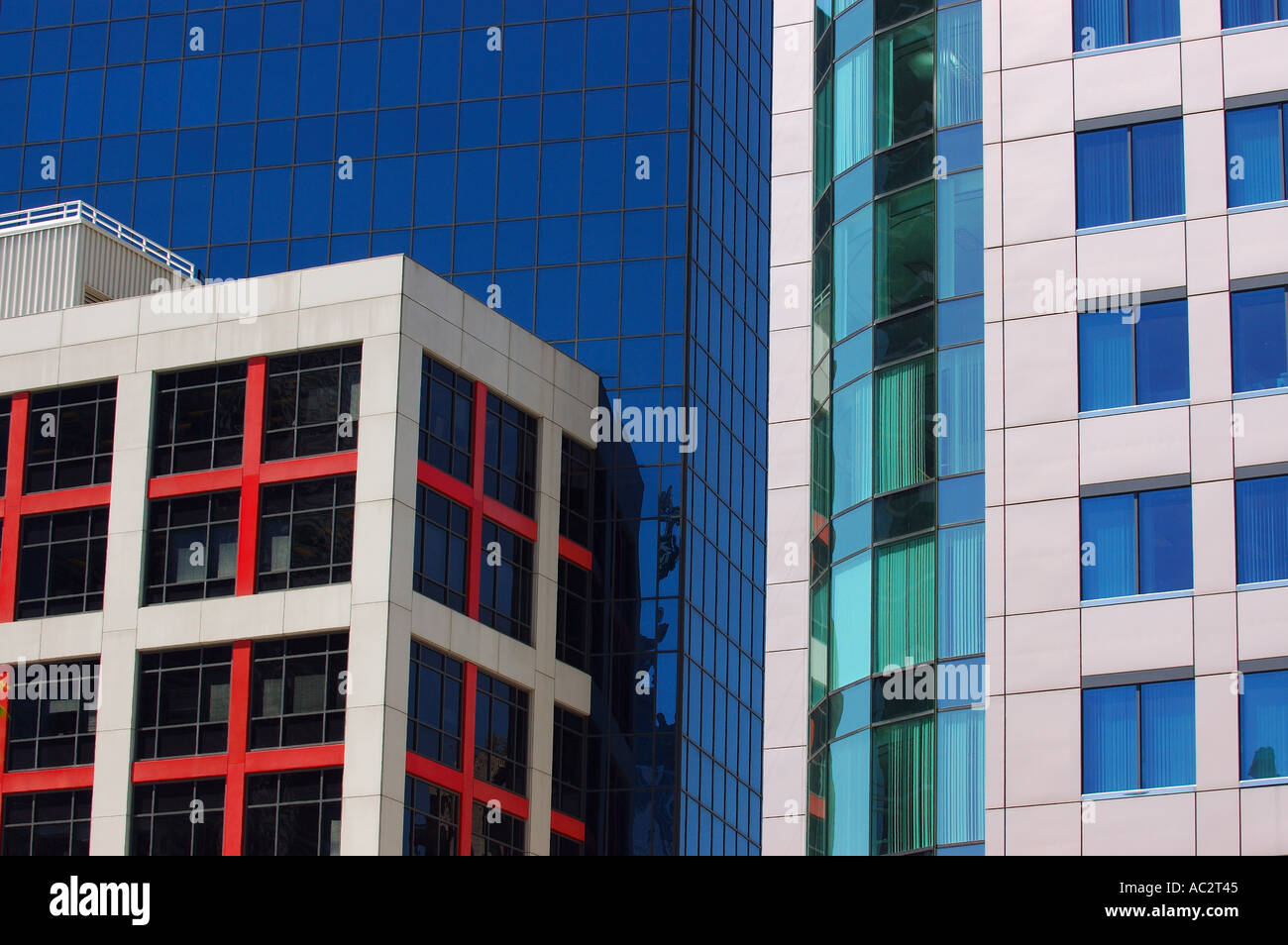 CBC and Toronto Metro Hall buildings landscape Stock Photo