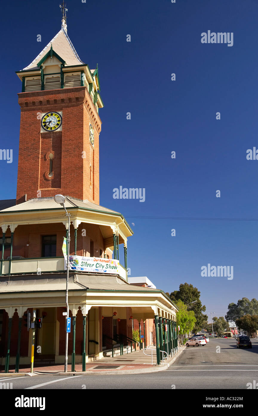 Clock Tower and Post Office Broken Hill Outback New South Wales