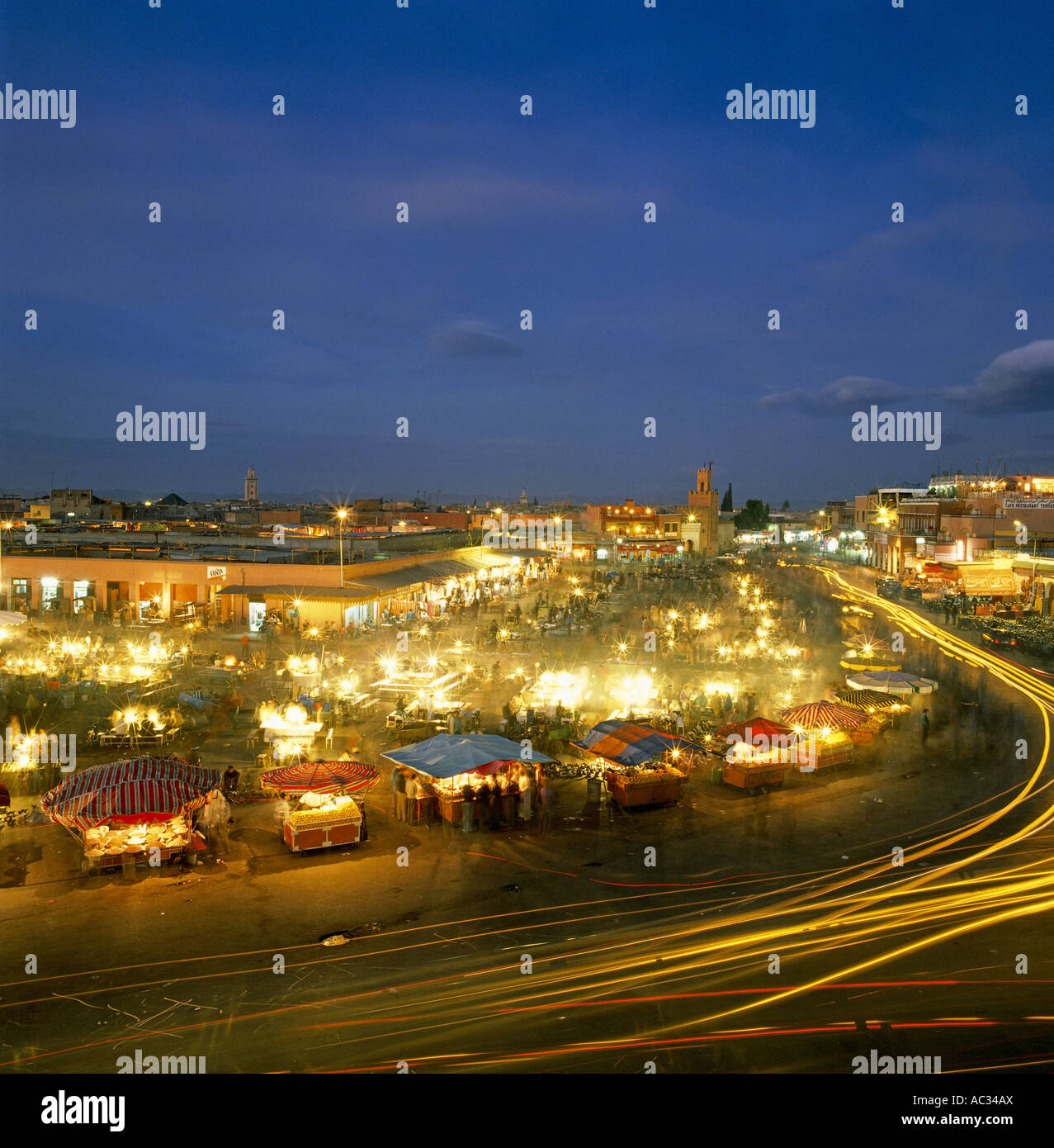 Djemaa El Fna, Morocco, Marrakesh Stock Photo