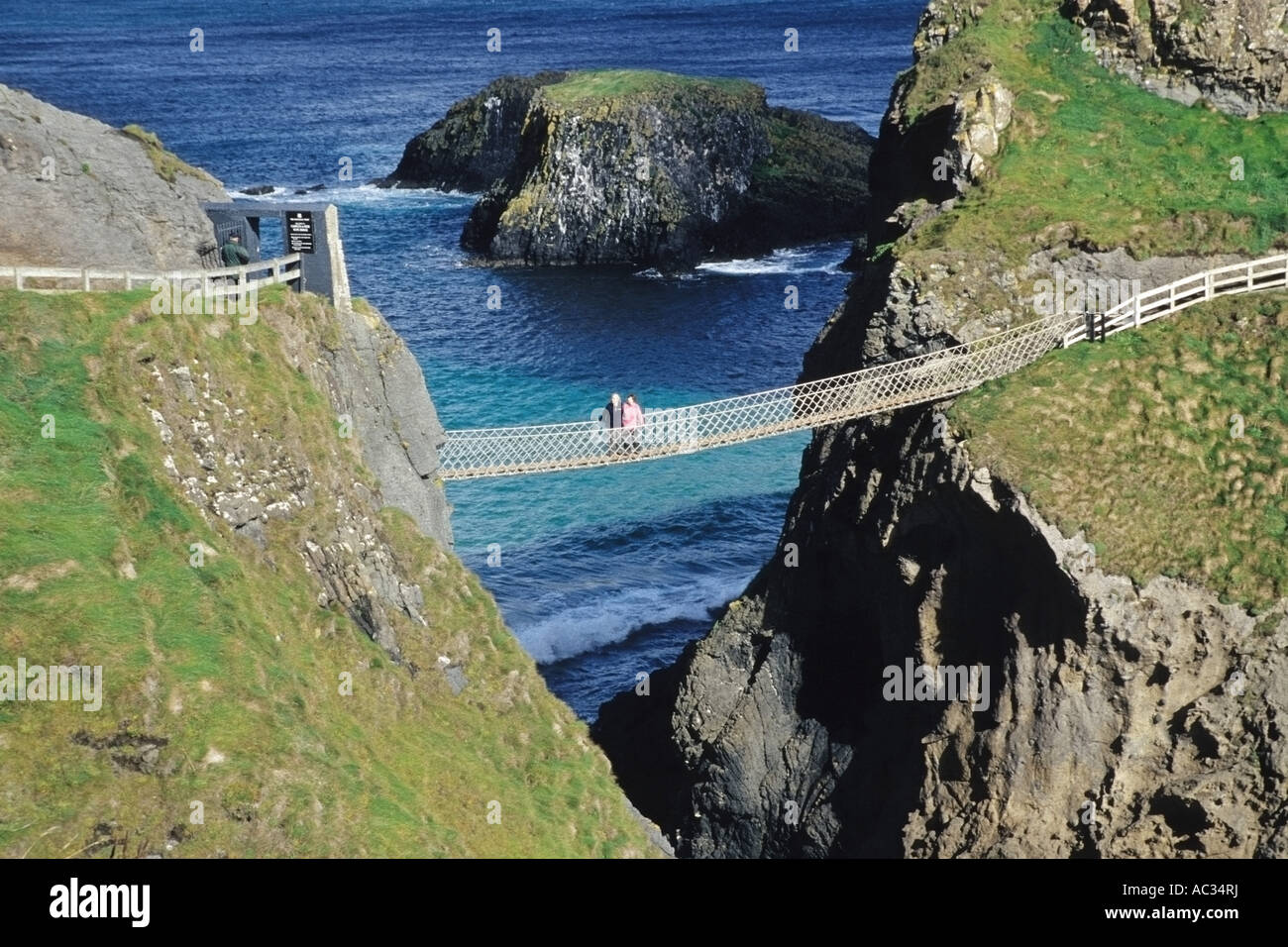 Carrick-A-Reede Rope Bridge, Ireland Stock Photo - Alamy