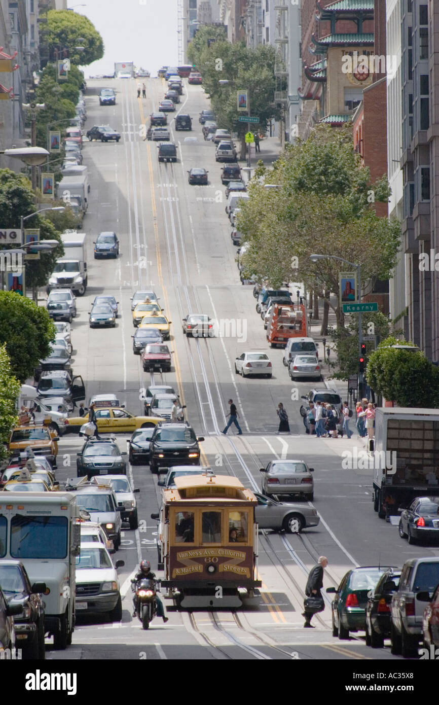 Cable car california van ness hires stock photography and images Alamy