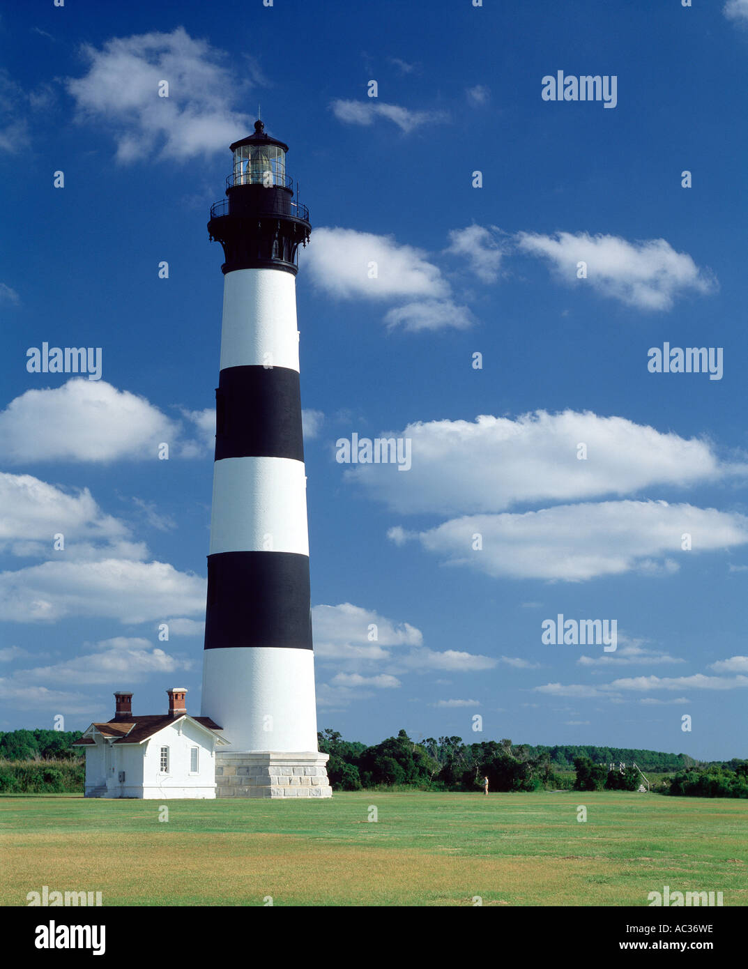 Island Light Station Stock Photo Alamy