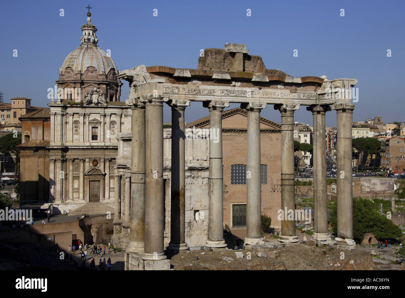 Forum Romanum, Italy, Rome Stock Photo