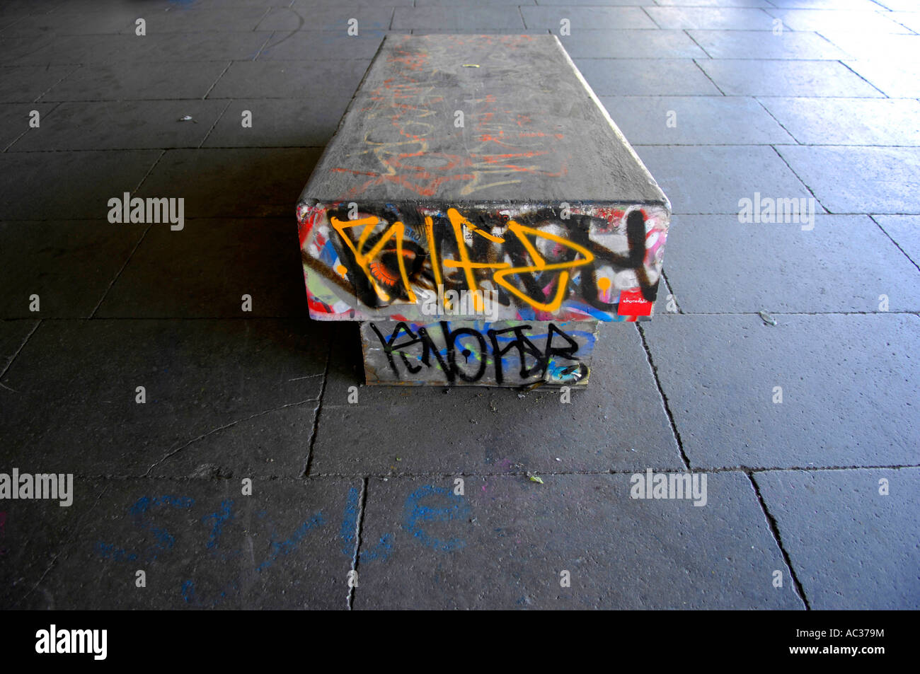 crime criminal damage art tags tagging southbank london underneath