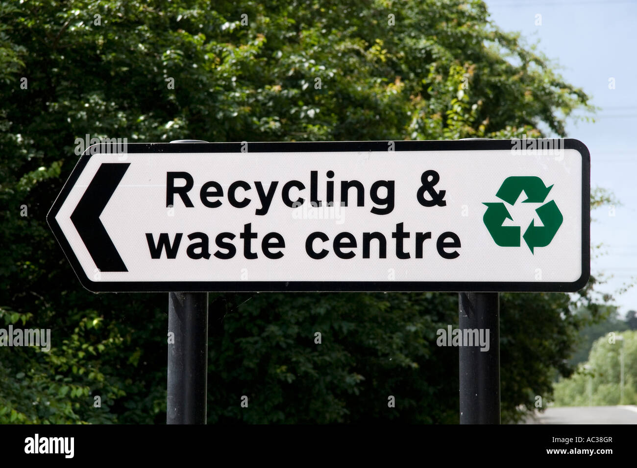 Waste and recycling centre in Oxfordshire 1 Stock Photo