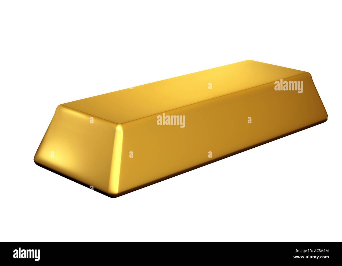 gold bar Goldbarren Stock Photo