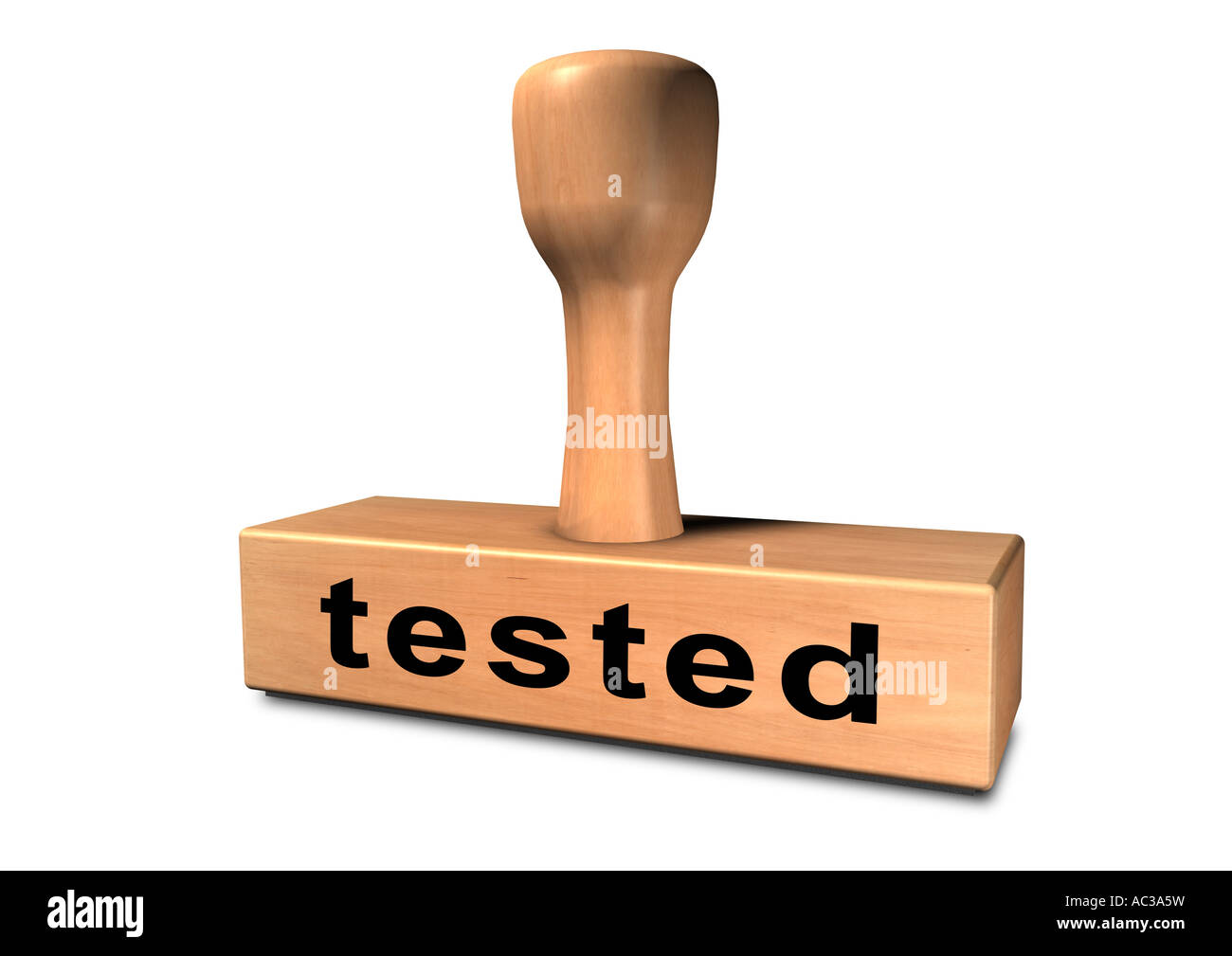 stamp chop core indenter indentor punch Stempel tested Stock Photo