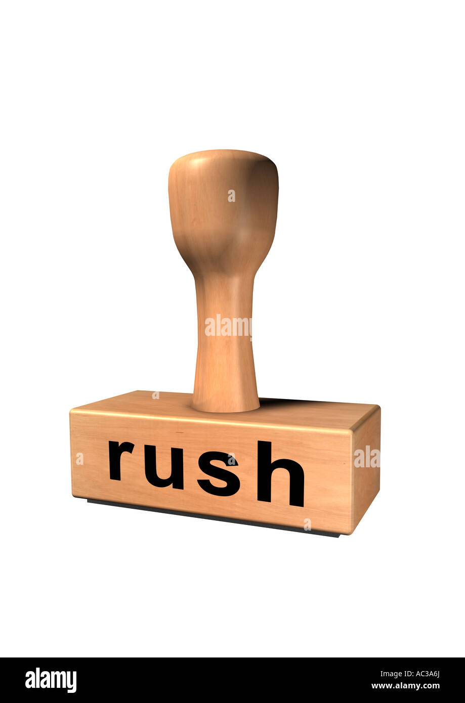 rush stamp chop core indenter indentor punch Stempel Stock Photo