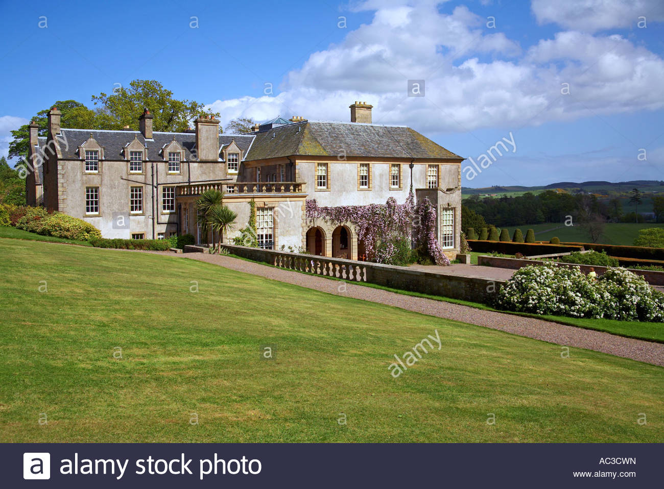 Hill of Tarvit mansionhouse, Fife SCOTLAND Stock Photo