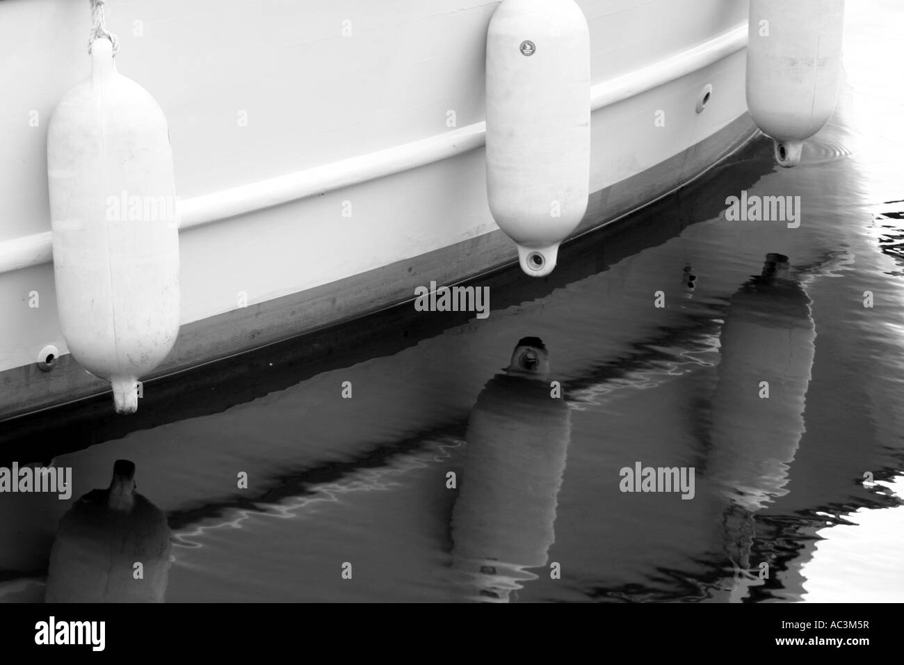 Reflecting Fenders. Norfolk Broads Stock Photo Alamy