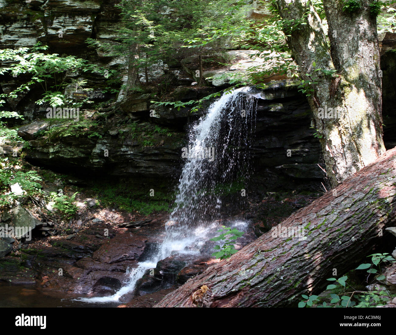 A beautiful waterfall Stock Photo - Alamy