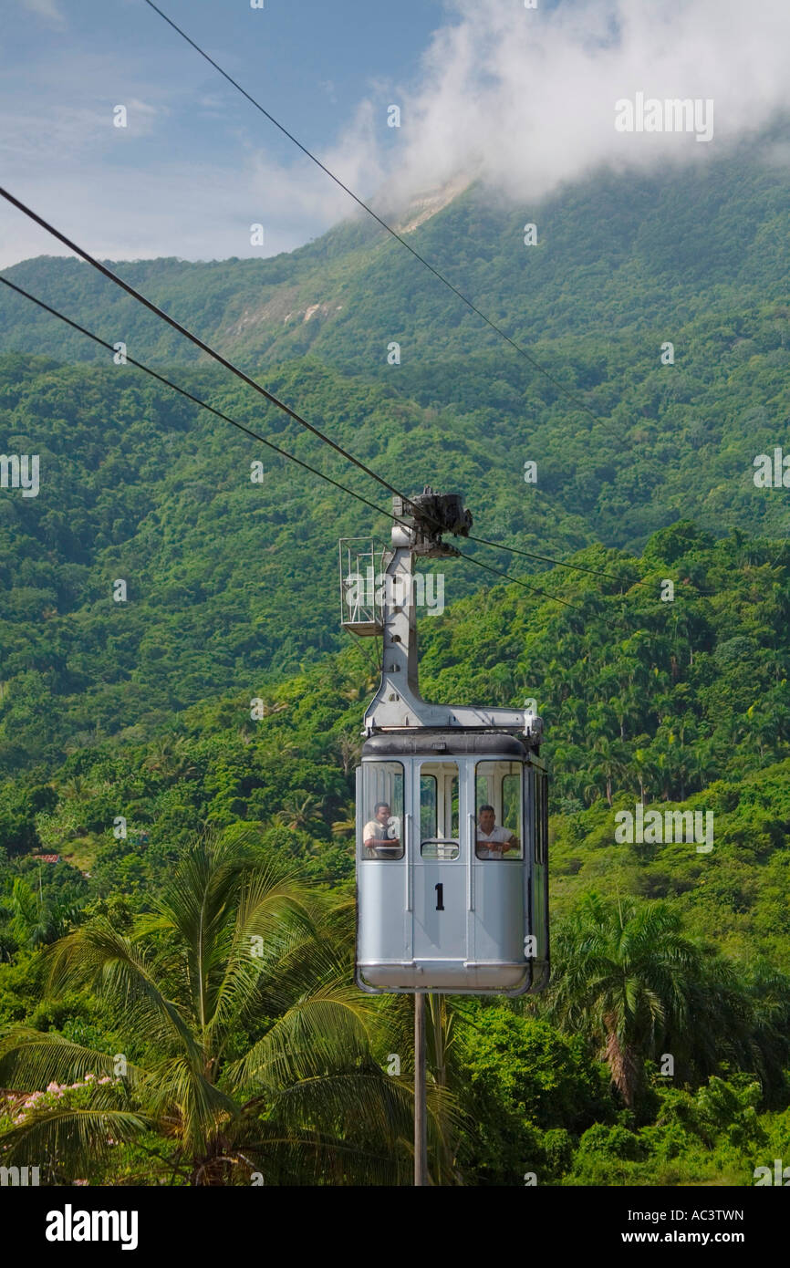 Cable car on Mount Isabel del Torres, Puerto Plata, Dominican Stock