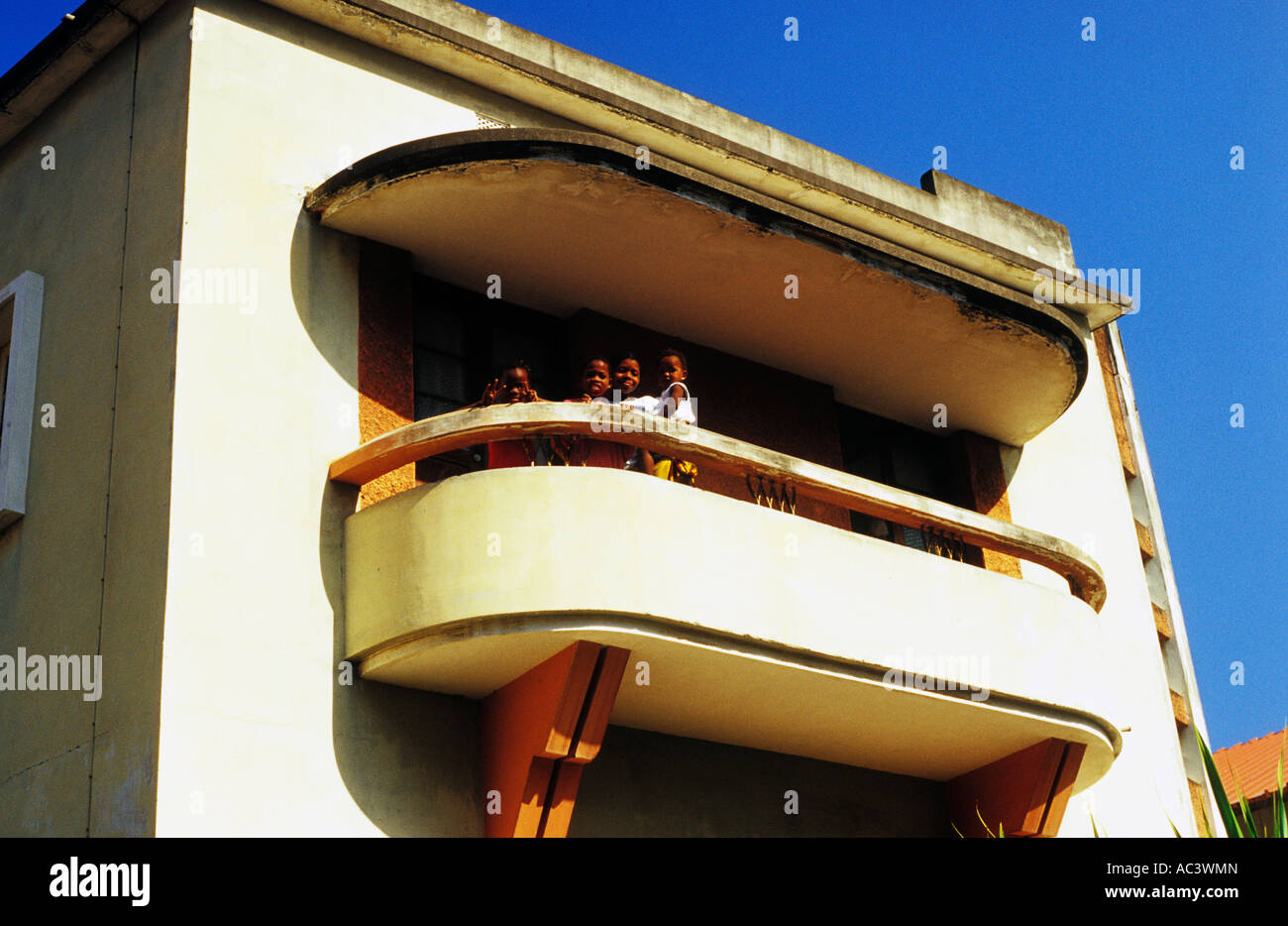art deco in maputo, mozambique Stock Photo Alamy