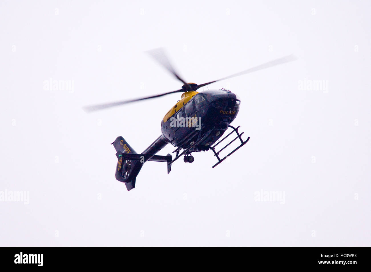 Suffolk Police helicoptor Stock Photo