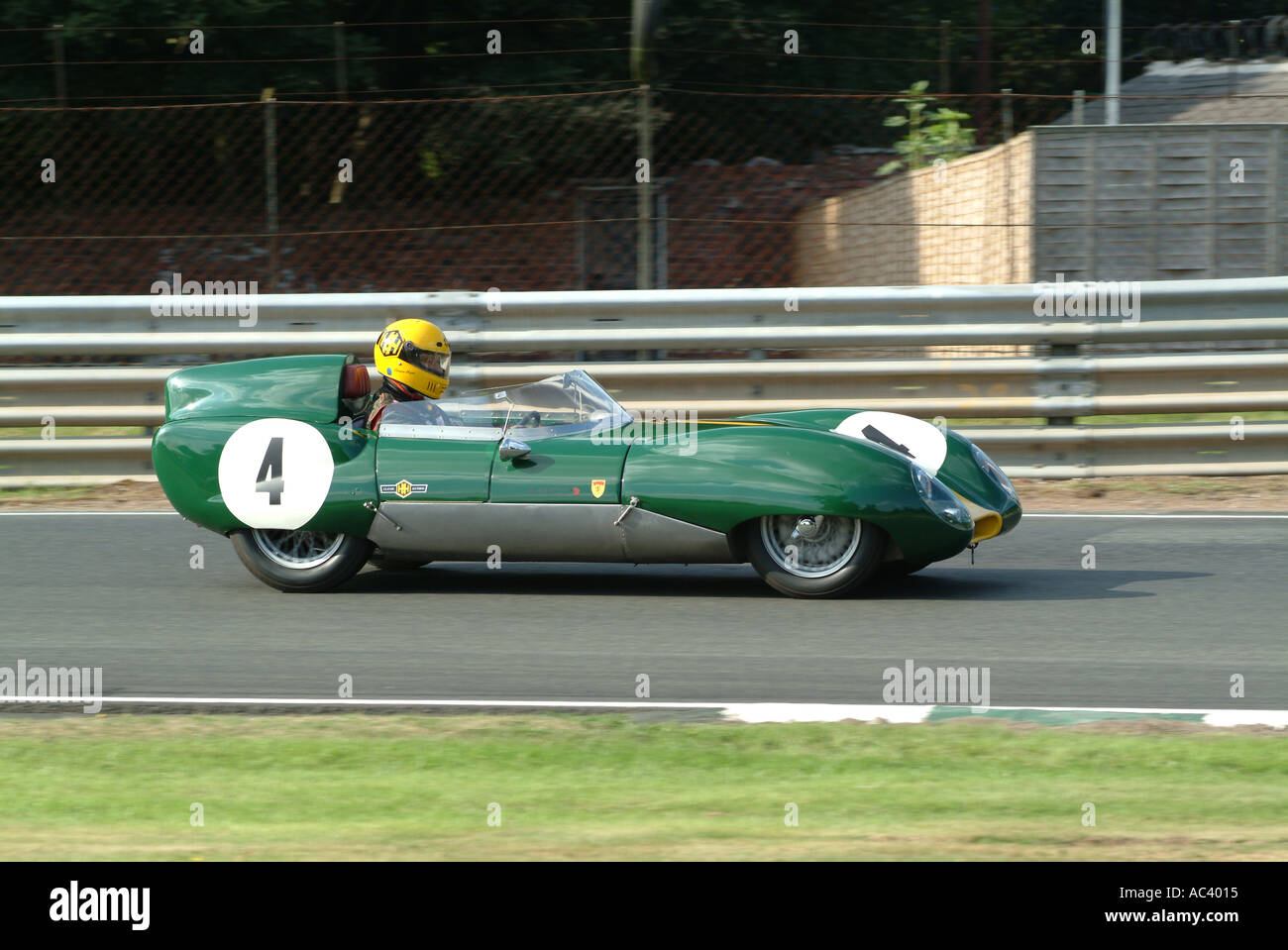 Lotus XI Sports Car at Oulton Park Motor Racing Circuit Tarporley Cheshire England United Kingdom UK Stock Photo