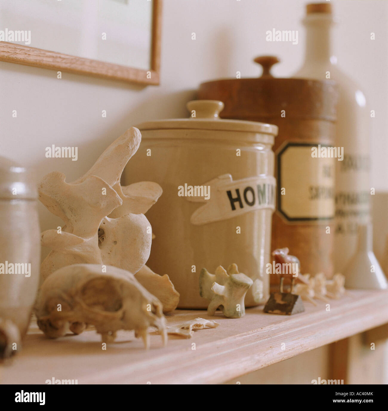 Details of a decorative display on mantelpiece Stock Photo Alamy