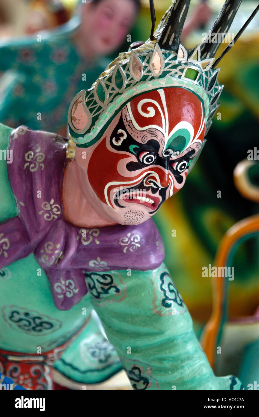 Haw Par Villa theme park in Singapore. statues and giant dioramas of