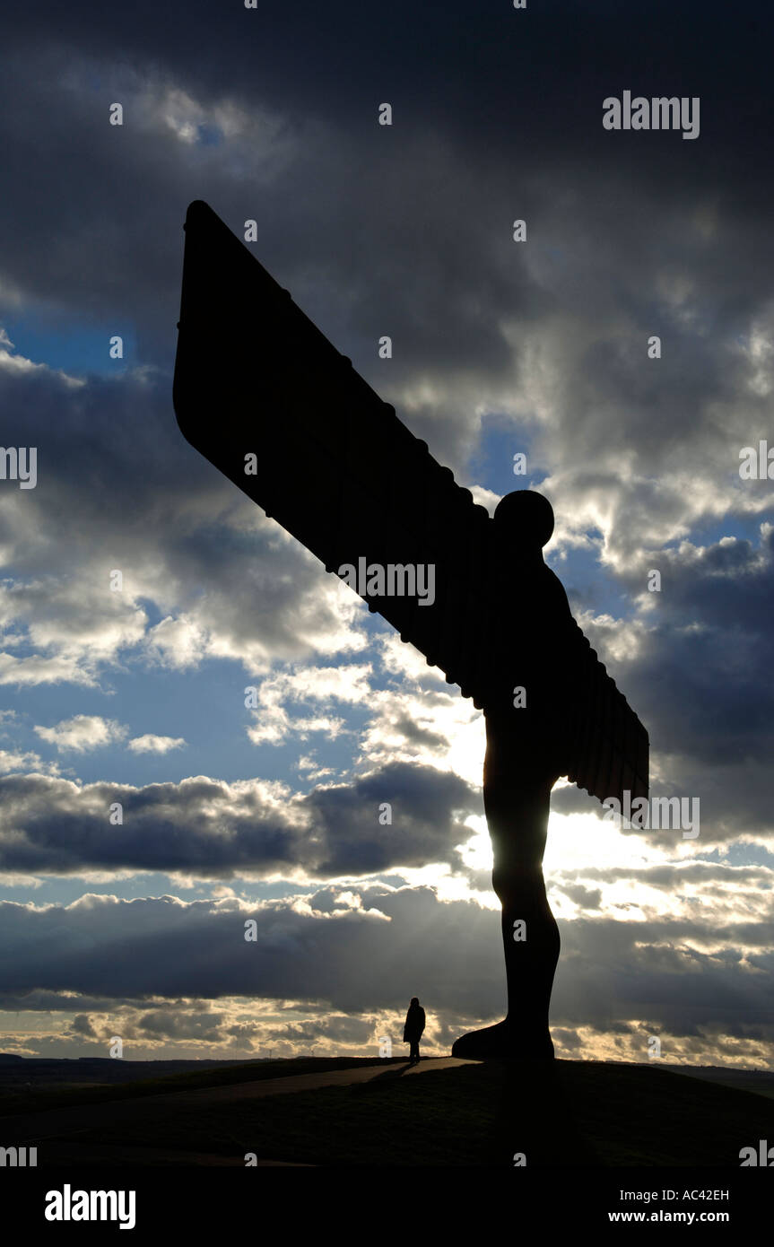Angel of the North Gateshead Tyne and Wear England UK Stock Photo - Alamy