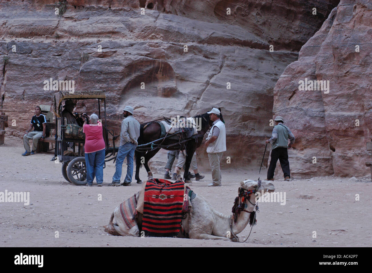 Petra Jordan Stock Photo