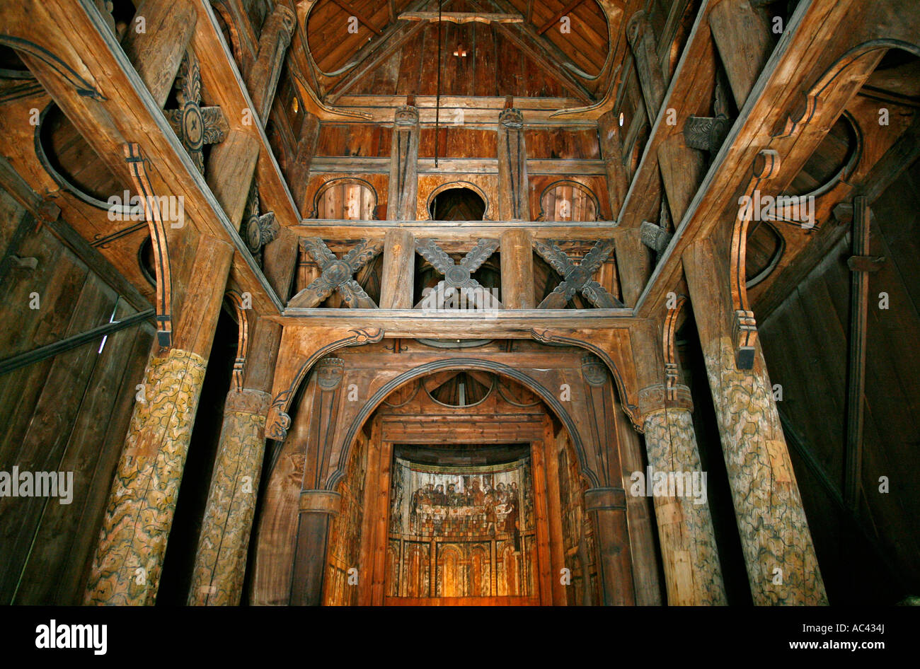 Stave Church Norsk Folkemuseum Oslo Norway Europe Stock Photo - Alamy