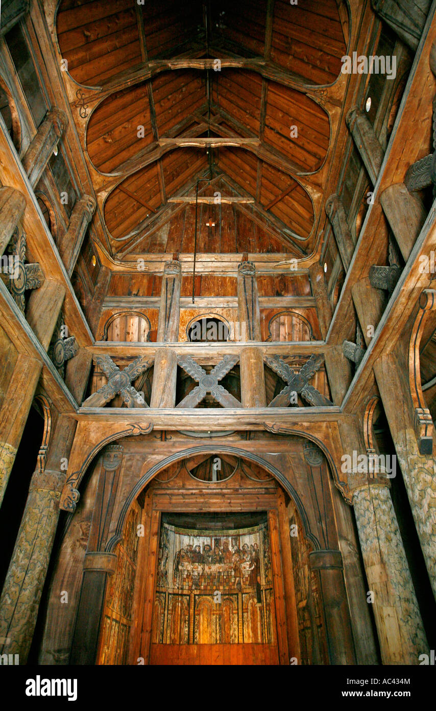 Stave Church Norsk Folkemuseum Oslo Norway Europe Stock Photo