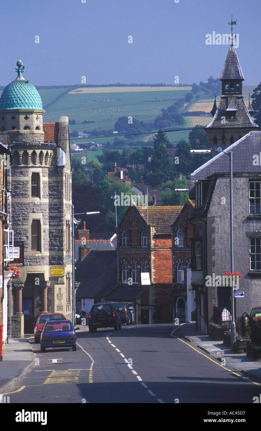 Knighton Knighton town powys hi-res stock photography and images - Alamy