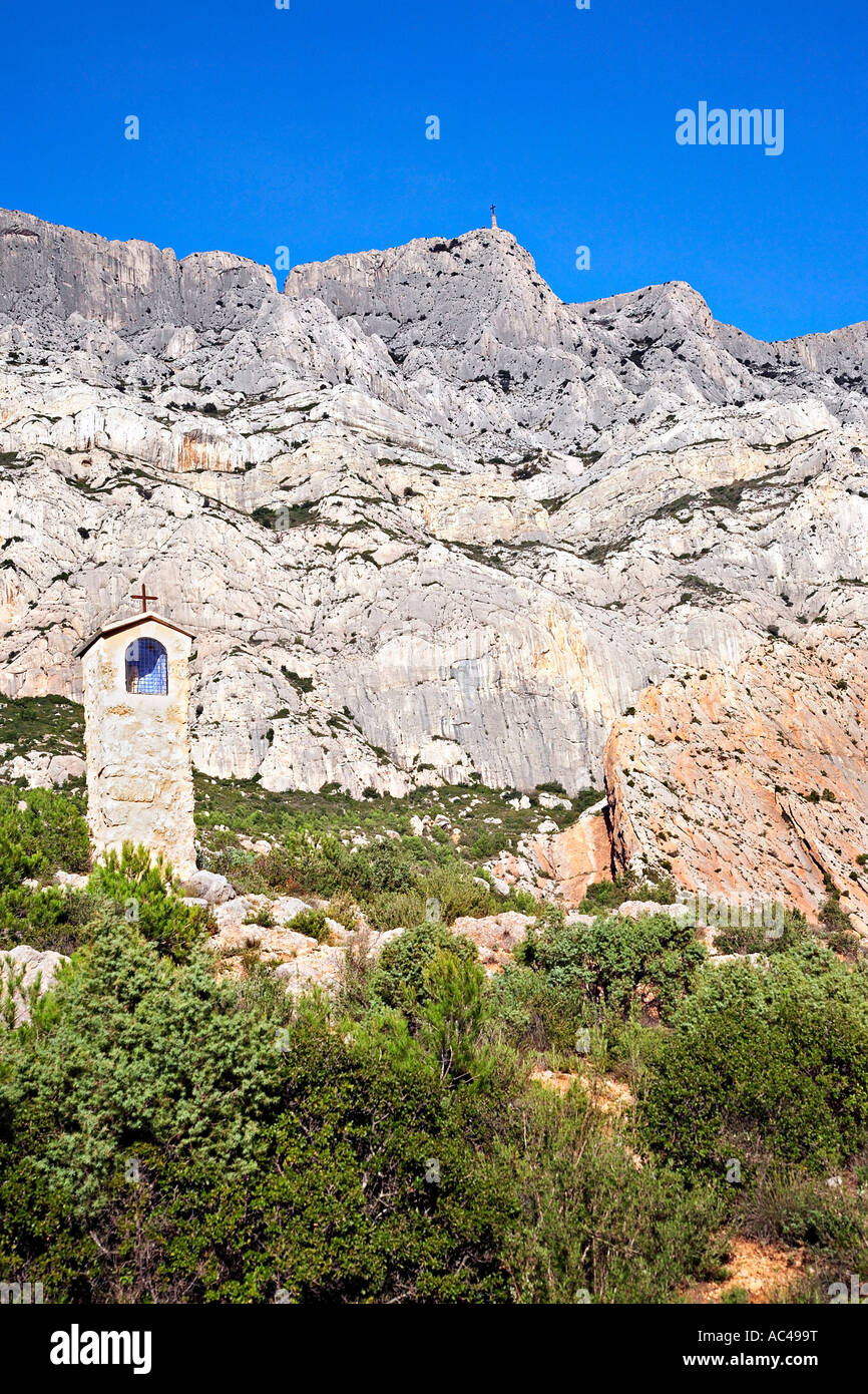 Montagne Sainte Victoire, Provence, France. Stock Photo