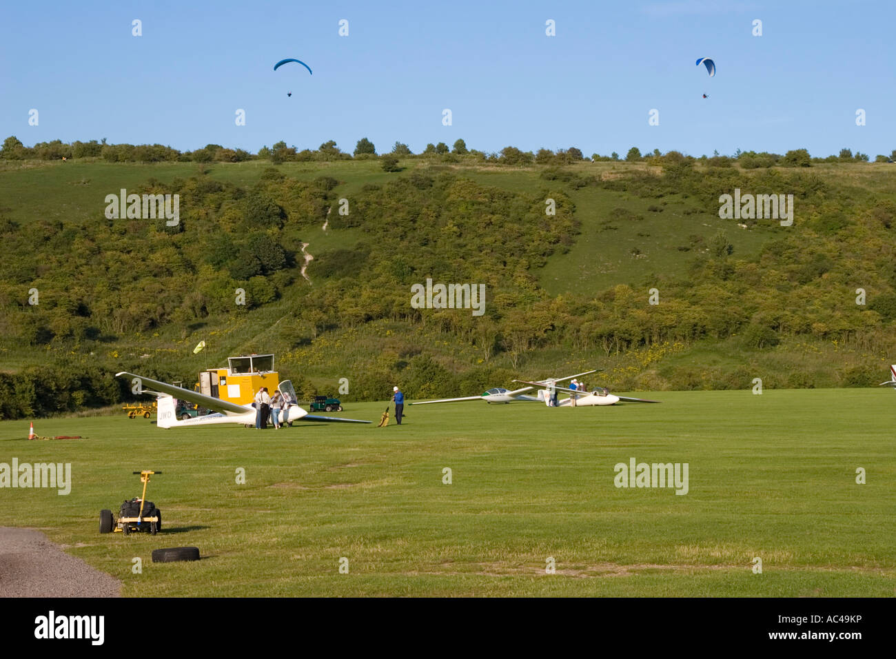 The London Gliding Club Dunstable Stock Photo Alamy