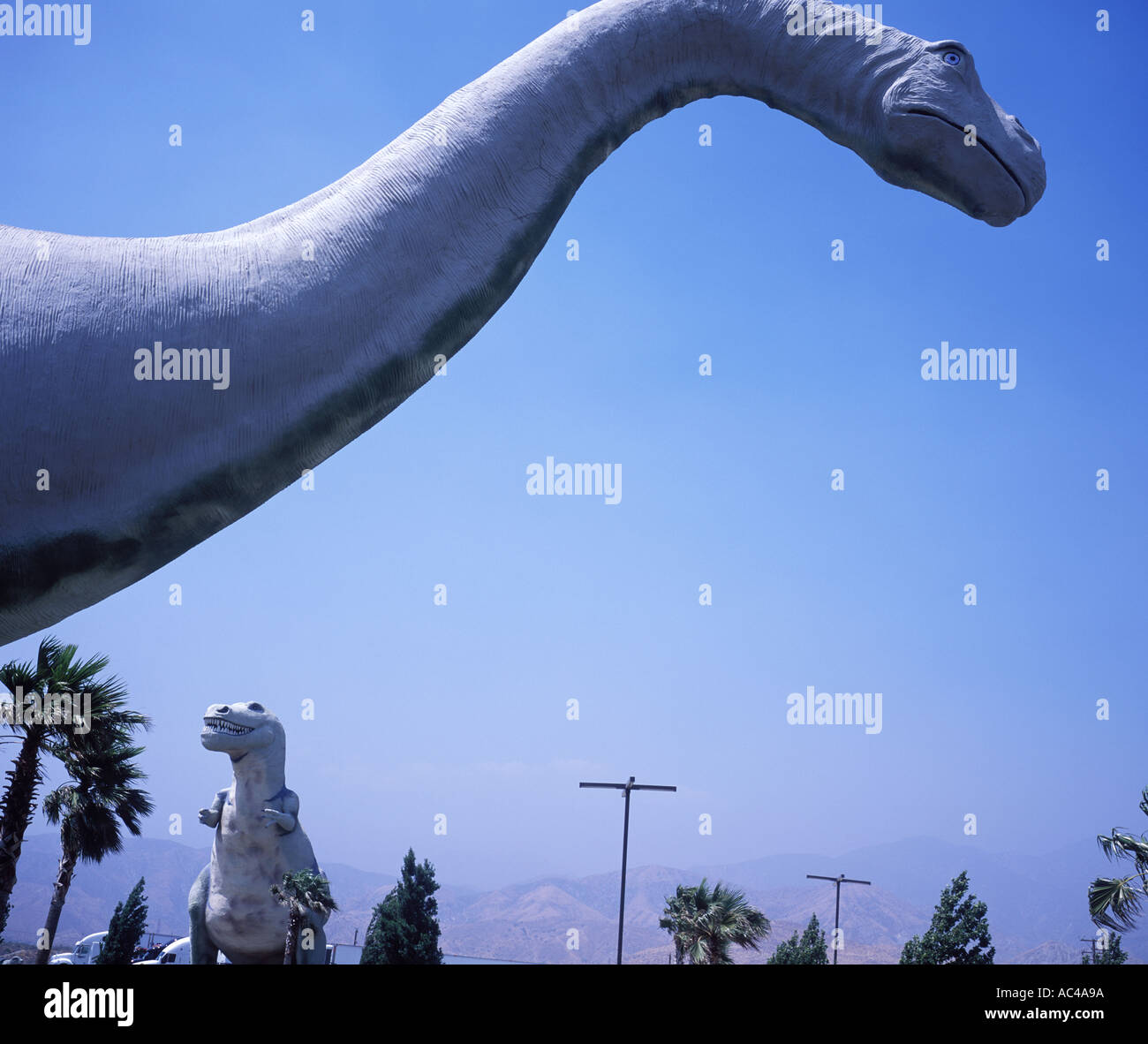 Roadside dinosaurs near Los Angeles CA Stock Photo - Alamy