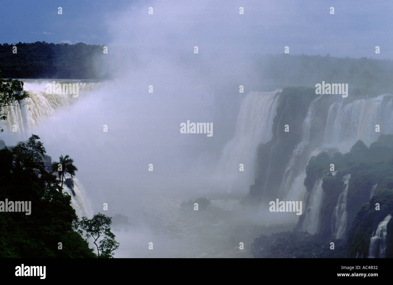 Iguassu Falls Brazil Stock Photo