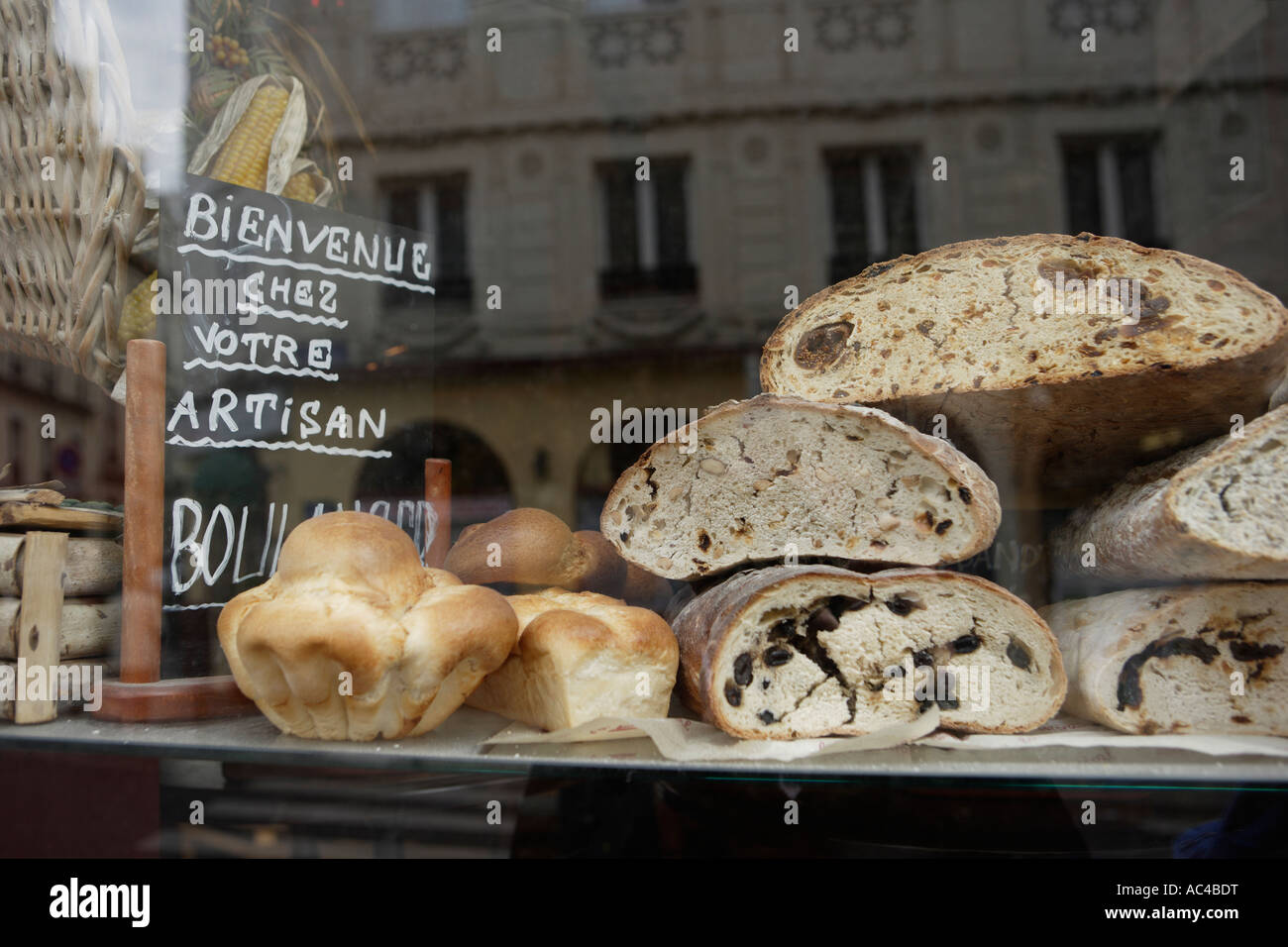 Boulangerie rue Blanche Paris Stock Photo