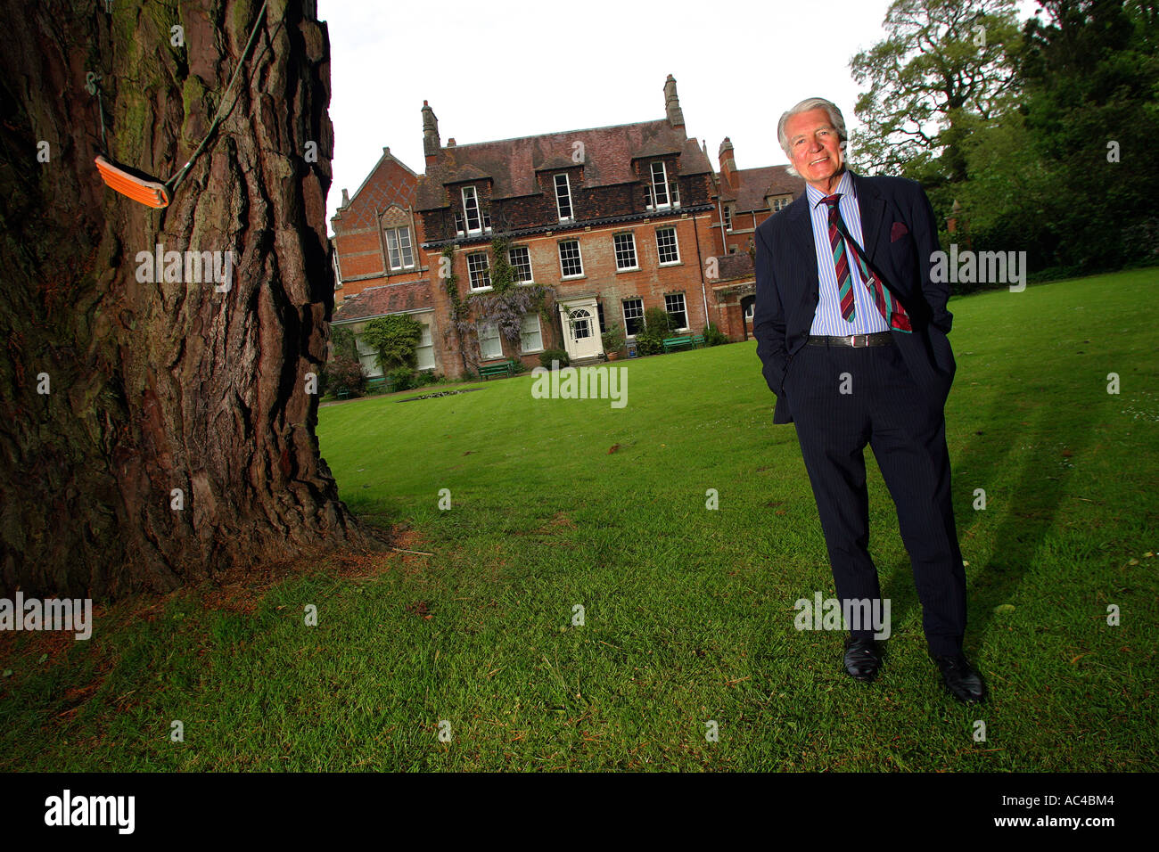 Lord William Coleridge in the grounds of The Chanter's House, Ottery St Mary in Devon UK Stock Photo