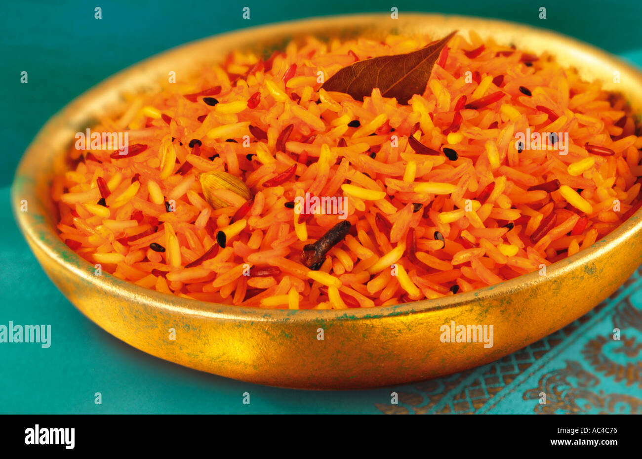 Spicy Rice Background INDIAN SPICY RICE Stock Photo - Alamy