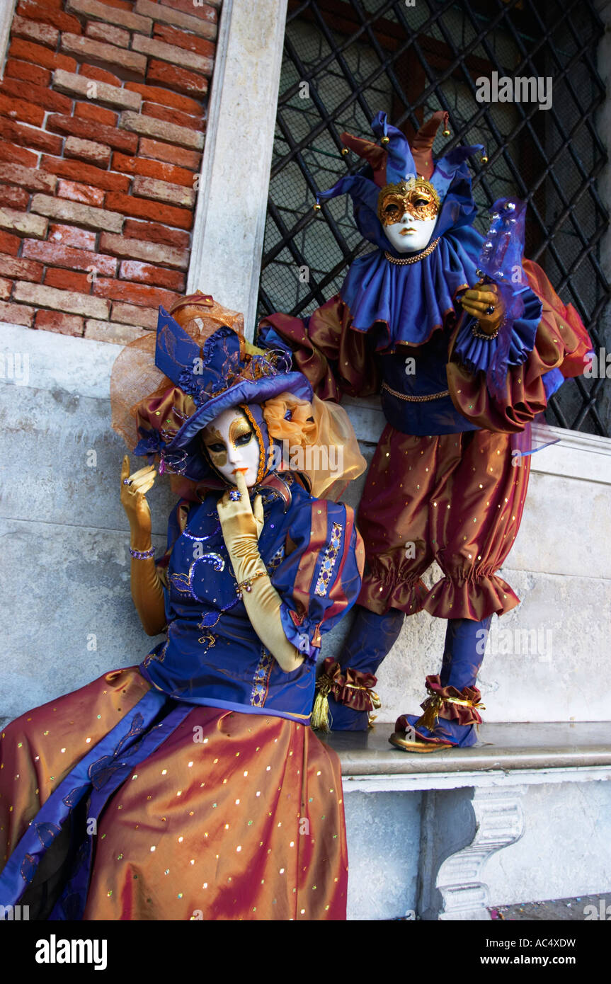 Venice carnival jester costume hi-res stock photography and images - Alamy