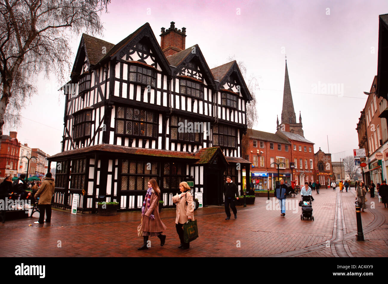 THE OLD HOUSE IN HEREFORD HIGH TOWN Stock Photo