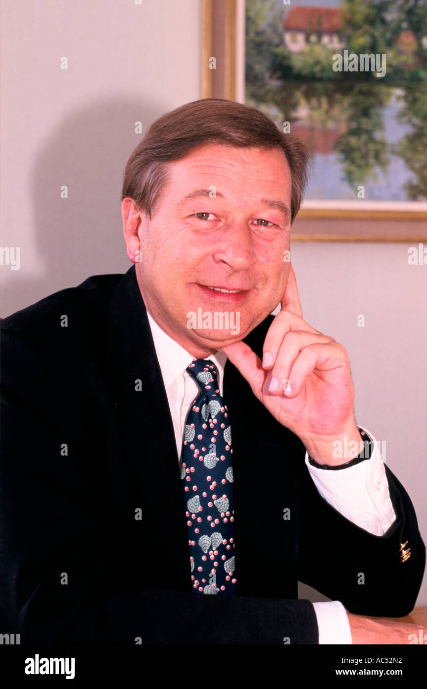 MARCEL OSPEL SWISS BANKER 1995 Stock Photo