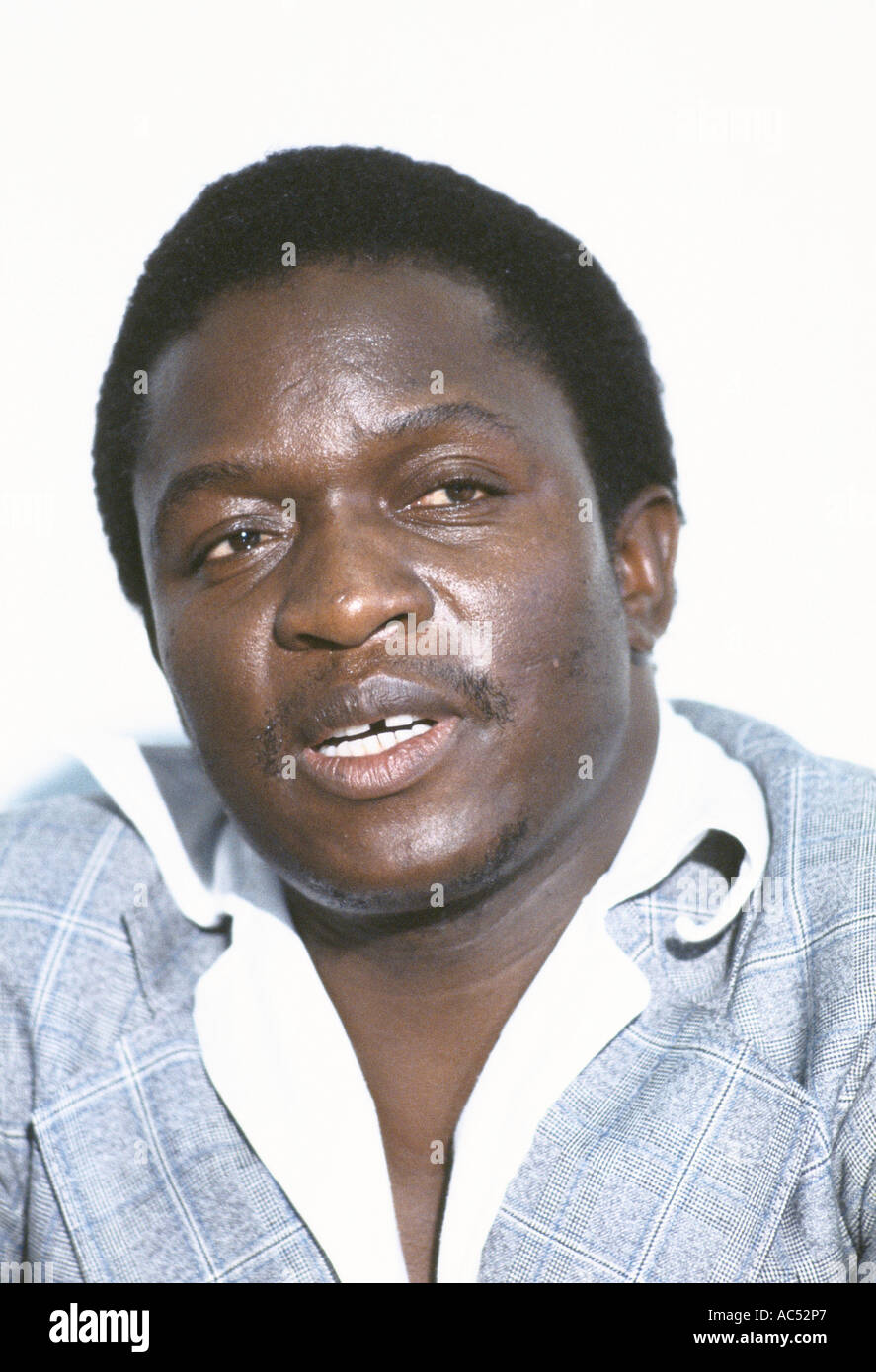 EMMERSON MNANGAGWA MINISTER OF STATE AND SECURITY 1981 Stock Photo