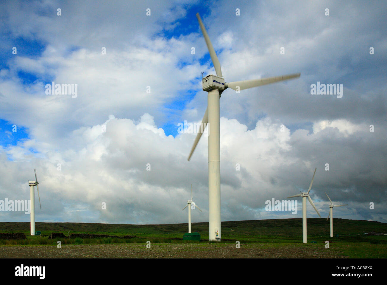 Coal Clough Wind Farm, Burnley, Lancashire, England, UK Stock Photo Alamy