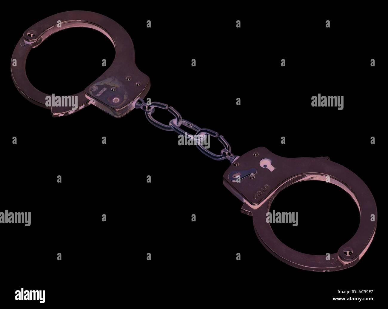 2 jpg and Handcuffs Handcuffs 2 jpg Occupations Occupations and Trades Trades Stock Photo