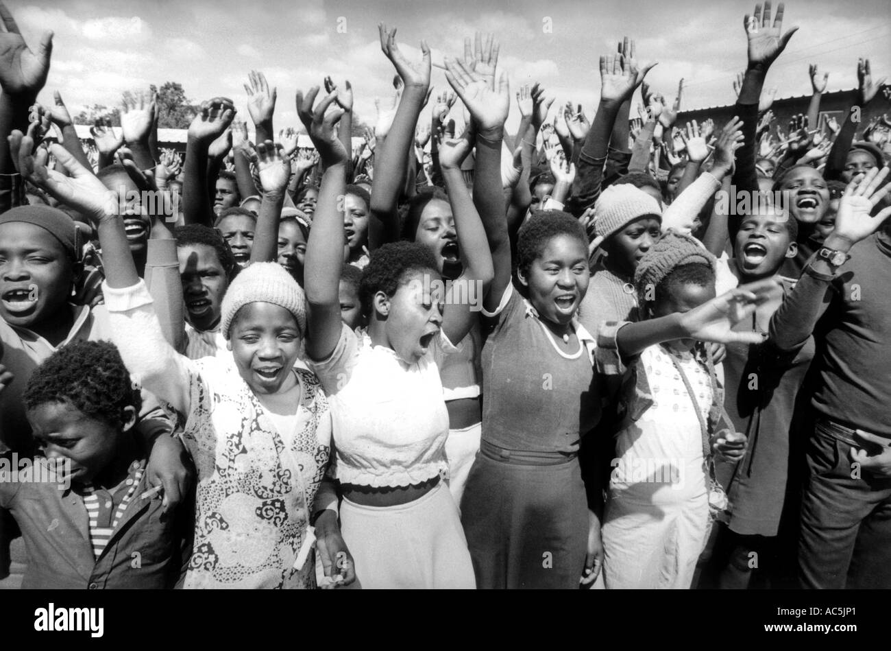 Boys in zimbabwe Black and White Stock Photos & Images - Alamy