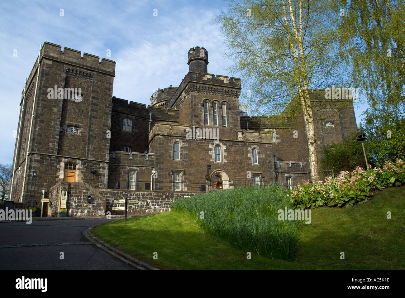 dh STIRLING STIRLINGSHIRE Old Town Jail tourist jailhouse Museum Stock Photo
